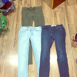 3 pairs of jeans